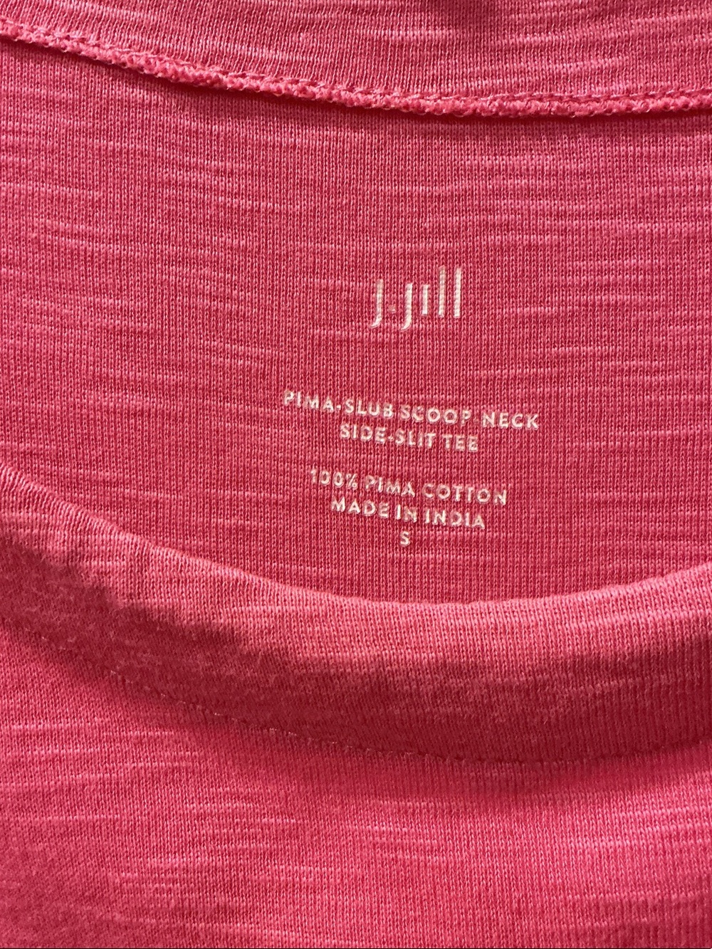 J. Jill Rose Pink Short-Sleeve V-Neck Top Size Small - Picture 2 of 4